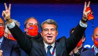 خوان لابورتا رئيس برشلونة