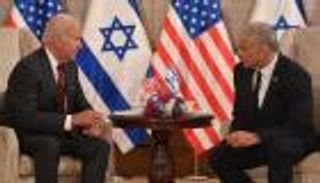 اجتماع ثنائي بين بايدن ولابيد.. 4 ملفات تقود لـ"إعلان القدس"