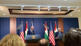 مؤتمر صحفي مشترك بين الرئيسين بايدن وعباس