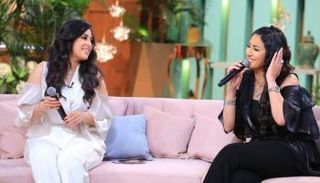 وفاء عامر وشقيقتها أيتن في "معكم" 