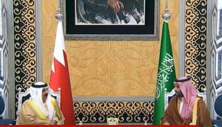 ولي العهد السعودي يستقبل ملك البحرين في جدة