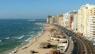 شاطئ البوريفاج بمدينة الإسكندرية