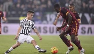 باولو ديبالا نجم يوفنتوس السابق ضد روما