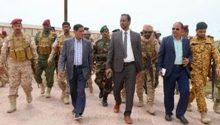 جانب من زيارة نائب رئيس المجلس الرئاسي فرج البحسني إلى المهرة