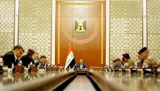 جانب من اجتماع المجلس الوزاري للأمن الوطني العراقي 