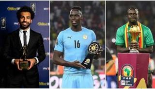 ساديو ماني وإدوارد ميندي ومحمد صلاح