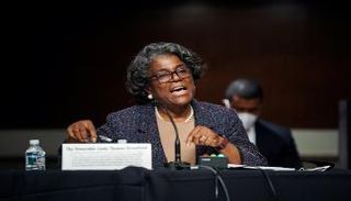 ليندا توماس جرينفيلد المندوبة الأمريكية لدى الأمم المتحدة