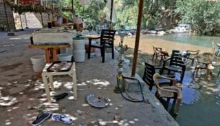 منتجع قرية برخ في إقليم كردستان العراق بعد القصف