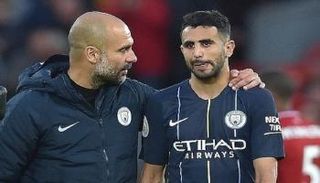 رياض محرز وبيب جوارديولا