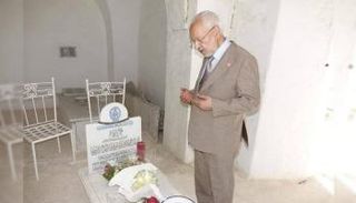 الغنوشي بمقبرة الباجي قائد السبسي