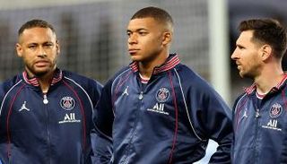 ميسي ومبابي ونيمار نجوم باريس سان جيرمان