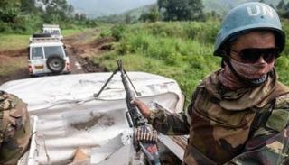 جندي ضمن قوات الأمم المتحدة في الكونغو الديمقراطية - أرشيفية