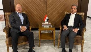 الرئيس العراقي برهم صالح ورئيس مجلس القضاء الأعلى فائق زيدان