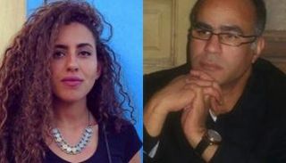 الشاعر إبراهيم عبد الفتاح ومنة عدلي القيعي - أرشيفية