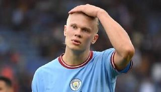 إيرلينج هالاند مهاجم مانشستر سيتي