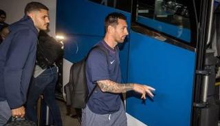 وصول ميسي إلى تل أبيب