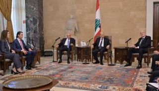 لقاء بين هوكشتاين وعون وميقاتي وبري