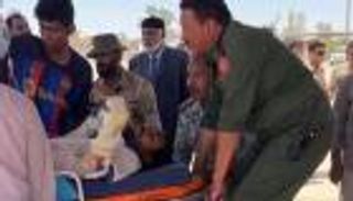 لفتة إنسانية من الجيش الليبي بعلاج مصابي صهريج أوباري (صور)