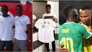 ساديو ماني وصديقه 