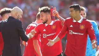 إريك تين هاج وكريستيانو رونالدو