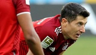 روبرت ليفاندوفسكي بقميص بايرن ميونخ