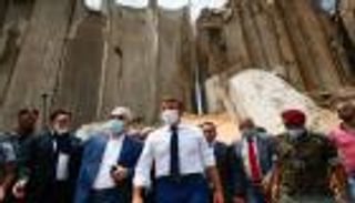 "لن أدعه ينهار".. ماكرون يتعهد بدعم لبنان في ذكرى انفجار مرفأ بيروت