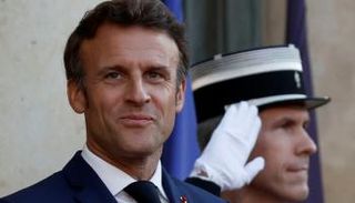 الرئيس الفرنسي إيمانويل ماكرون 
