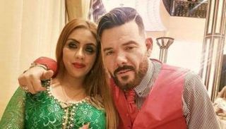 المغني المغربي عادل الميلودي وزوجته