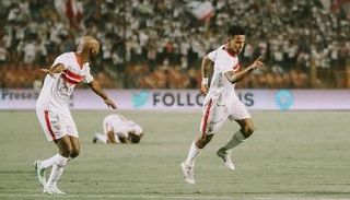 سيف الجزيري مهاجم الزمالك ضد مصر المقاصة