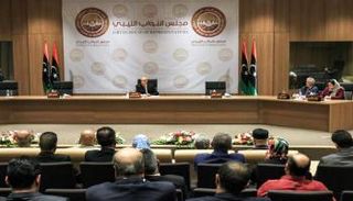 جانب من جلسة سابقة للبرلمان الليبي (أرشيفية)
