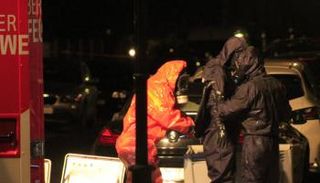 جانب من عملية التفتيش في برلين