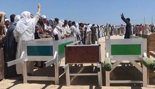 جانب من جنازة الأشقاء الـ4 في مصر