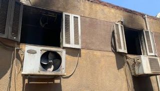 حريق كنيسة أبي سيفين في مصر 