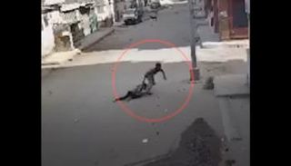 لقطة من الفيديو المتداول