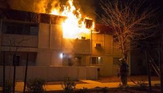 حريق منزل - تعبيرية