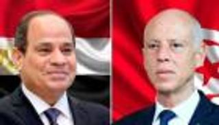 قيس سعيد يهاتف السيسي معزيا في ضحايا كنيسة "أبو سيفين"