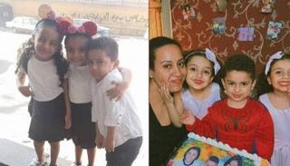 صورة متداولة لـ3 أطفال توفوا بحريق كنيسة أبوسيفين