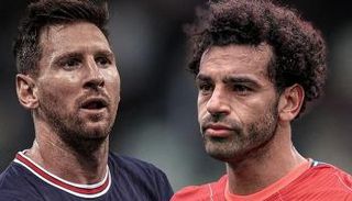 محمد صلاح وليونيل ميسي