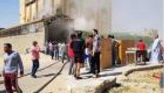 السيطرة على حريق في كنيسة مصرية (صور)