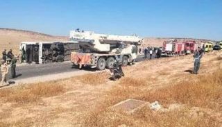 انقلاب حافلة نقل عام في المغرب