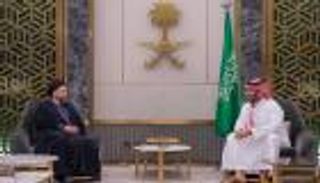 ولي العهد السعودي يستقبل عمار الحكيم