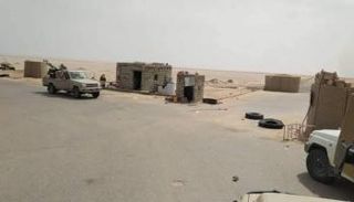 دوريات للعمالقة قرب معسكر حراد في شبوة