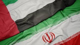  علما  دولة الإمارات وإيران 