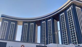 أحد منشآت مدينة العلمين الجديدة في مصر - أرشيفية