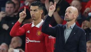 إريك تين هاج وكريستيانو رونالدو