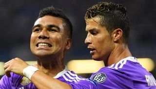 البرازيلي كاسيميرو وكريستيانو رونالدو