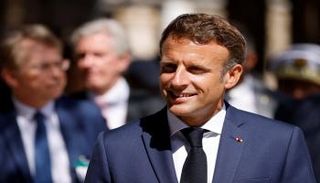 الرئيس الفرنسي إيمانويل ماكرون