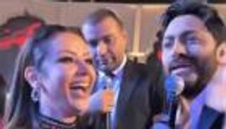 رضوى الشربيني تستغيث من تامر حسني.. وتطلب تدخل زوجته (فيديو)