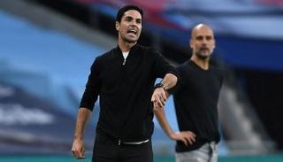 أرتيتا مع بيب جوارديولا