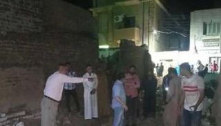 انهيار منزل في مصر